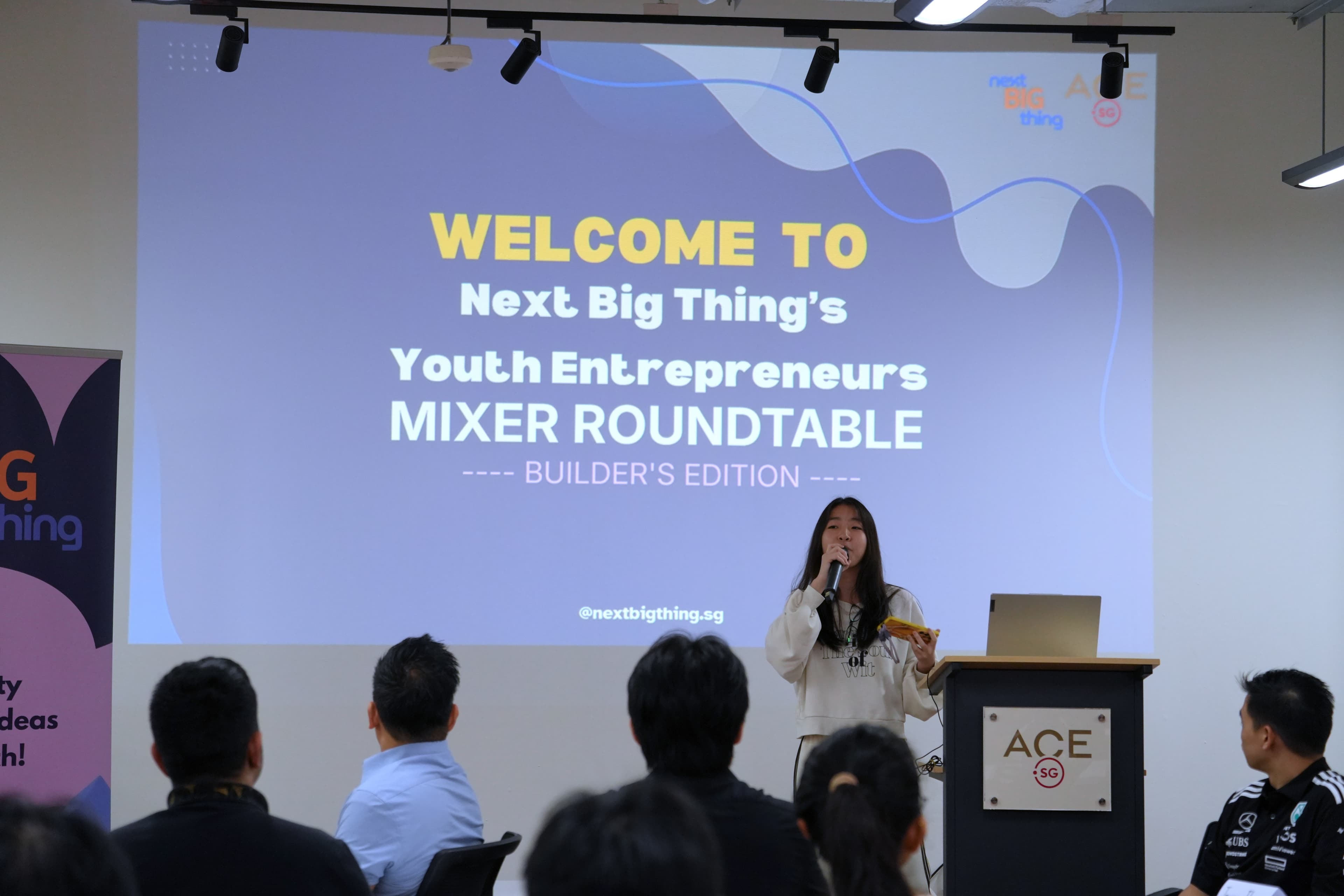 Young builders discussing startup ideas