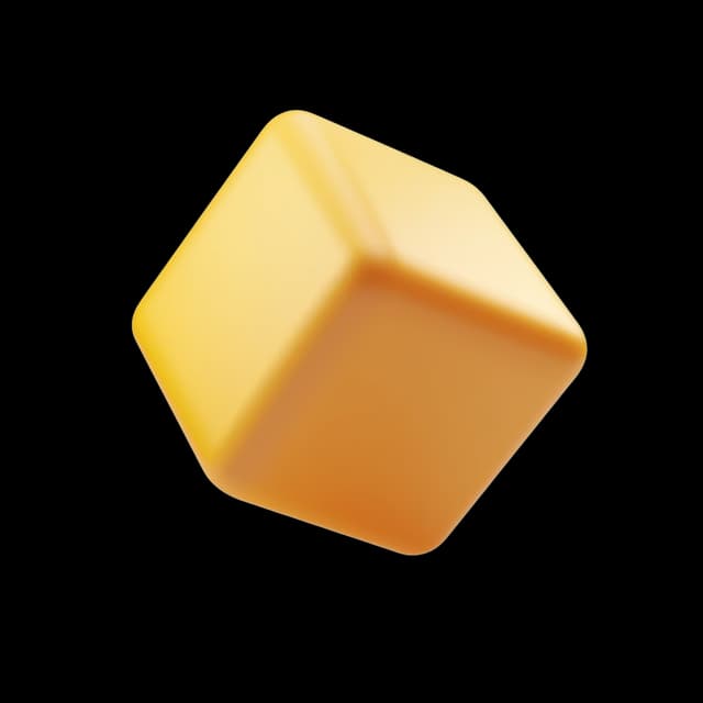 Cube 3D shape