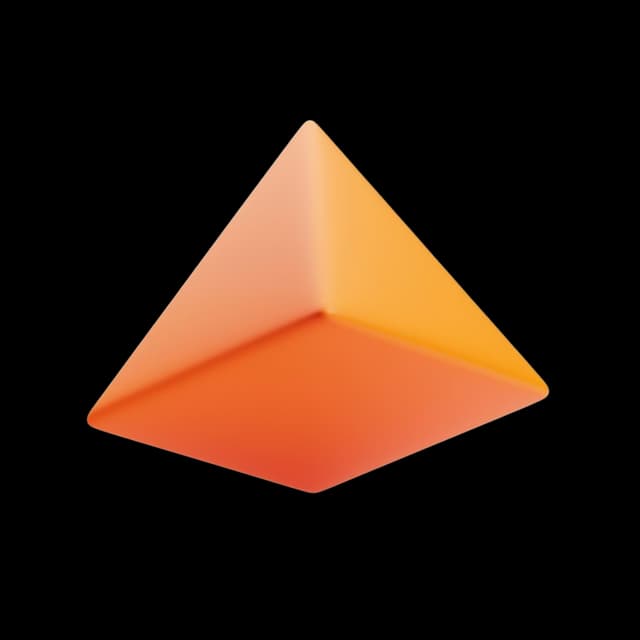 Pyramid 3D shape